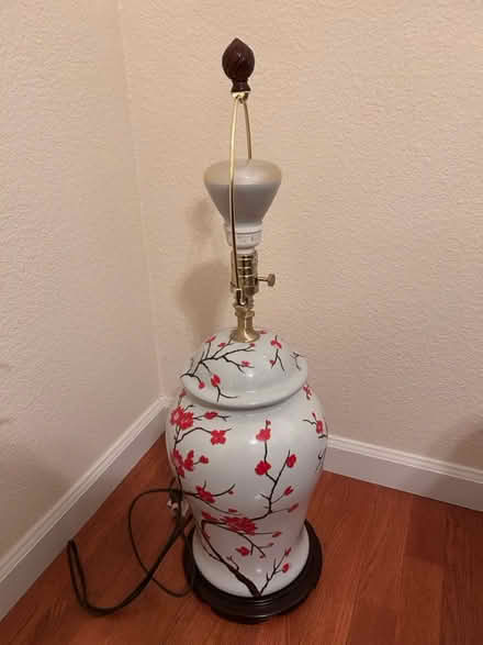 Photo of free Lamp with large ceramic base (east Petaluma) #1