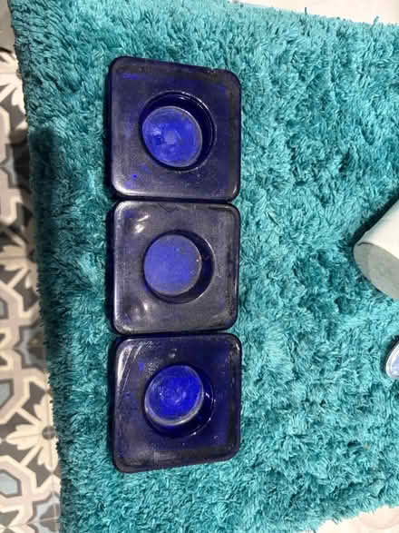 Photo of free Set of 3 blue votives (BS3 bedminster) #1