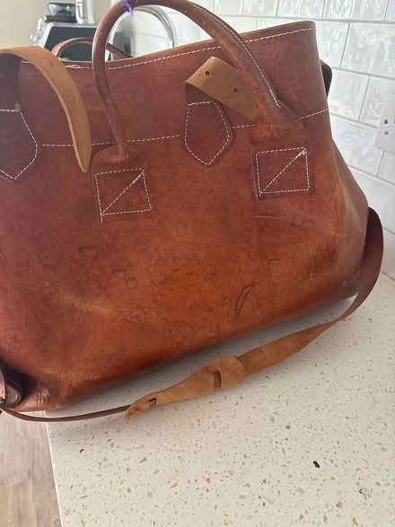 Photo of free Vintage Greek leather holdall (Boxmoor, Hemel Hempstead) #2