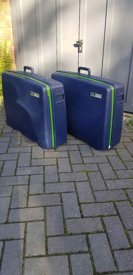 Photo of free 2 hard case suitcases (Great Kimble) #1