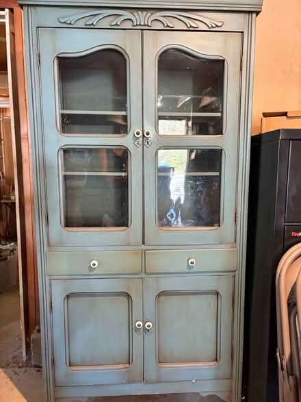 Photo of free Blue armoire (Los Altos Hills) #1