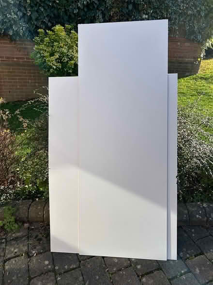 Photo of free White faced MDF sheets (Shenley WD7) #1