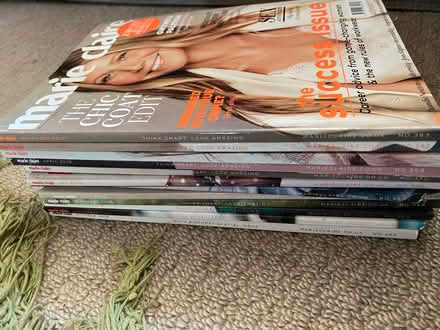 Photo of free 12 old copies of Marie Claire (Totterdown BS3) #2
