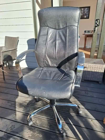 Photo of free Black office chair (Felixstowe) #1