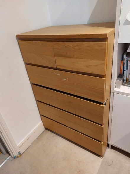 Photo of free PARTS MISSING Ikea chest of drawers (Mitcham/Tooting, CR4) #1