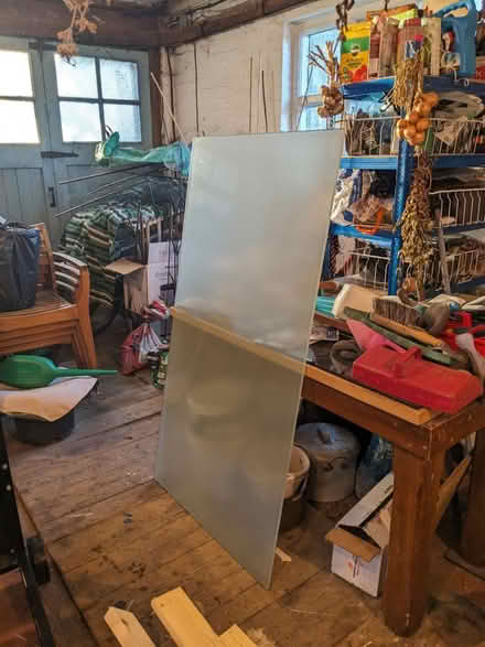 Photo of free Glass desk top (Congleton Hightown) #1