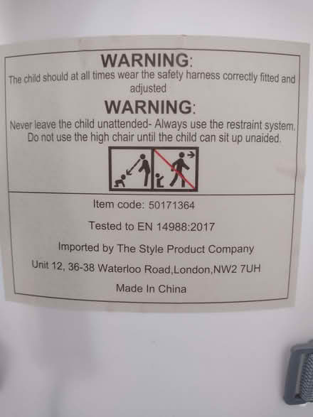 Photo of free High chair (Phippsville) #4