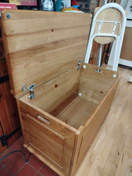 Photo of free Solid wood, good quality, baby changing unit/toy box. (Puckeridge SG11) #4