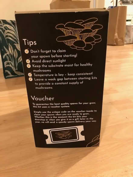 Photo of free Mushroom Grow Kit (CV22 - near centre of Rugby) #2