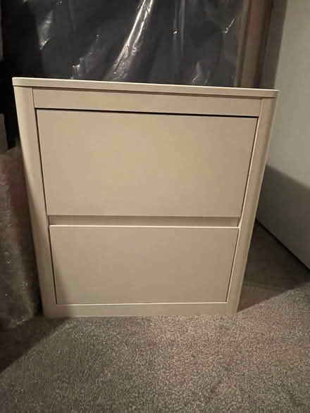 Photo of free Off white 2 drawer bedside table (Burgess Hill RH15) #3
