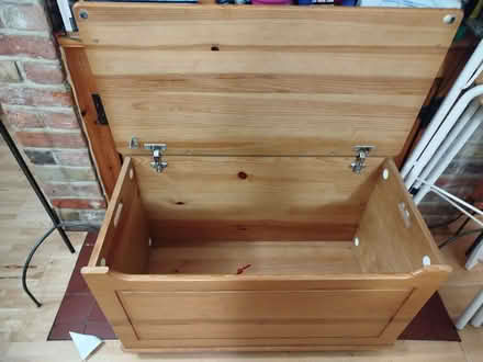 Photo of free Solid wood, good quality, baby changing unit/toy box. (Puckeridge SG11) #2