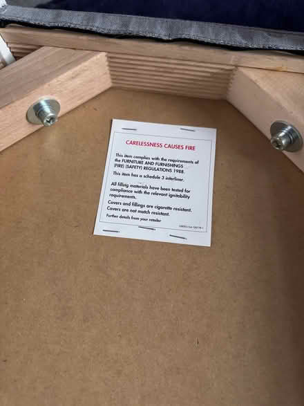 Photo of free Pair of ikea dining chairs with grey removable covers (Hook KT6) #2