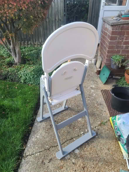 Photo of free highchair - grey with cushion and belts (Worthing BN11) #2