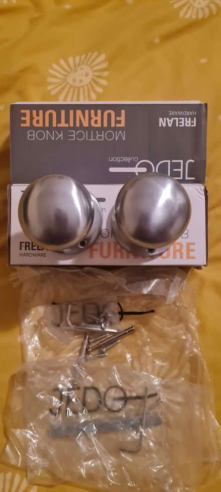 Photo of free Polished Steel Door Knob - Brand New (Stroud Green N4) #1