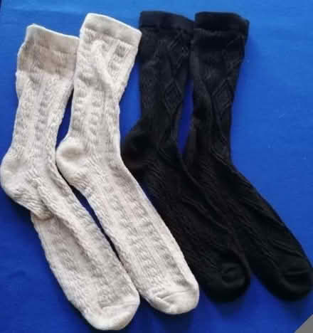 Photo of free 2 PAIRS of Ladies Socks - size 5-7 (Presteigne LD8) #1