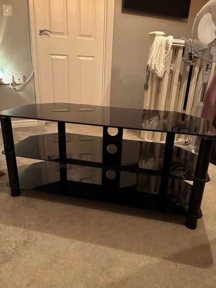 Photo of free 3 tier Glass TV stand (Horbury WF4) #1