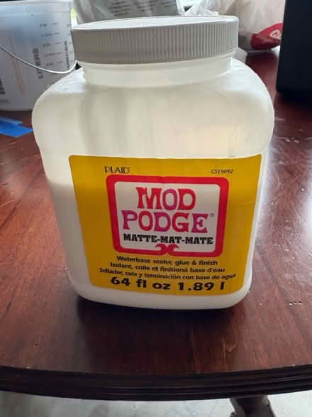 Photo of free 2/3 full container of mod podge (Willow Glen) #1