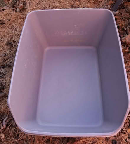 Photo of free 2 large kitty litter boxes (Cambridgeport, near Dana Park) #1