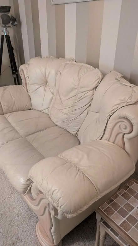 Photo of free Two seater leather sofa (Edinburgh near colinton EH13) #4