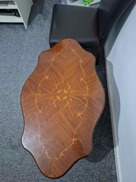 Photo of free Centre table plus 2 dining chairs (Bolton) #1