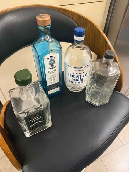 Photo of free Empty pretty gin bottles (Beaconsfield HP9) #1