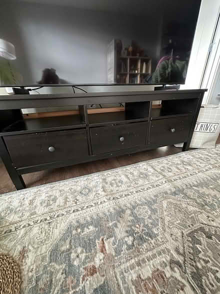 Photo of free Black TV stand (East Boston) #1