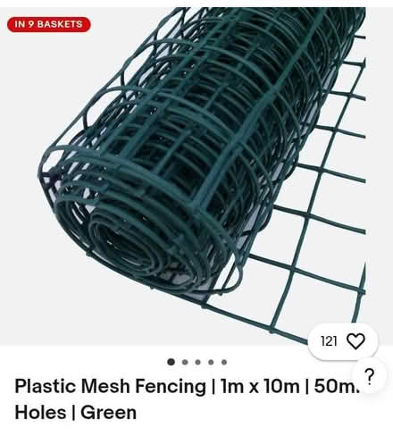 Photo of free 5m of plastic fencing with 4 stakes (Filwood Ward BS4) #1