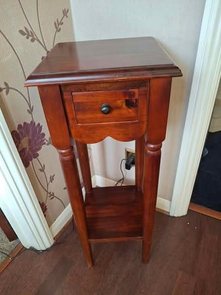 Photo of free Wooden display unit with drawer (cr04df) #1