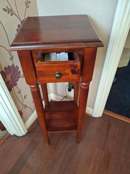 Photo of free Wooden display unit with drawer (cr04df) #2
