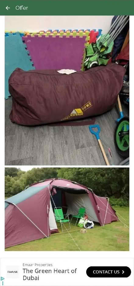 Photo of Large tent (Portsmouth PO2) #1