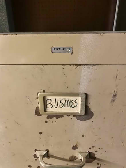 Photo of free steel file cabinet by Cole (Strafford/Wayne) #2