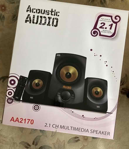 Photo of free New, 2.1 multi media speaker system (10 & Gratiot) #1