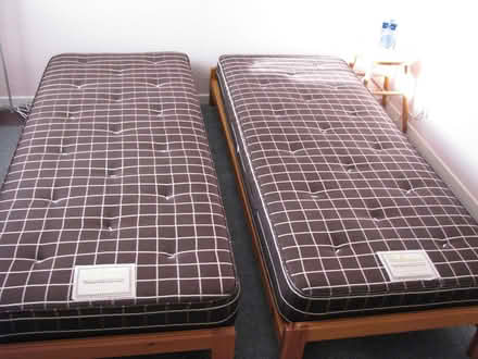 Photo of free Pair of stackable single beds (30inches W) (Howe Green CM2) #1