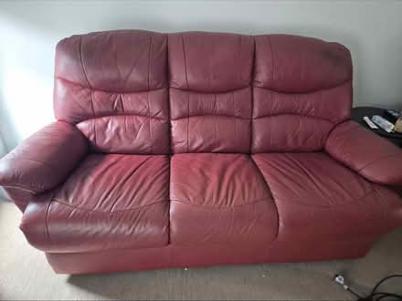 Photo of free Leather couch (Pak Victoria) #1