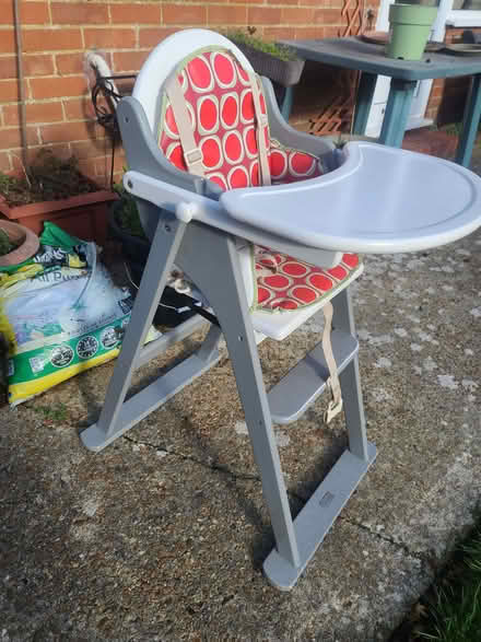 Photo of free highchair - grey with cushion and belts (Worthing BN11) #4