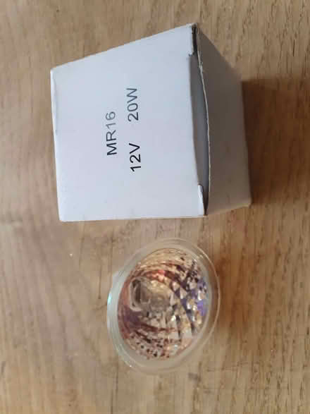 Photo of free 2 MR16 12v, 20w Halogen 2 pin Light bulbs (Lyppard Grange WR4) #1