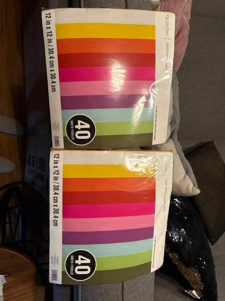 Photo of free 2 packs square crepe paper (Willow Glen) #1