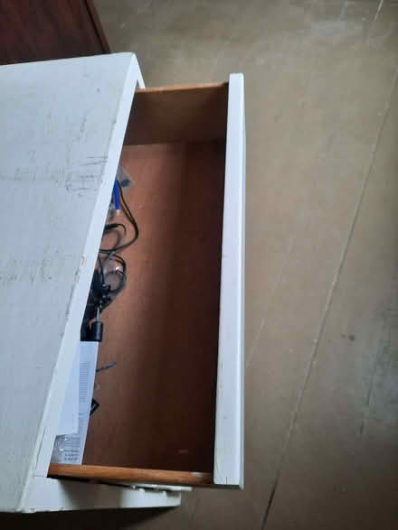 Photo of free Small white wooden chest of 4 drawers (Hollingdean BN1) #4