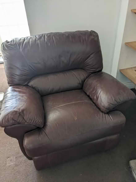 Photo of free Sofa, armchair + footstool (Disley SK12) #1