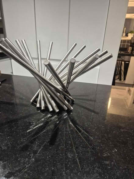 Photo of free Contemporary chrome fruit bowl (Chadwell Heath RM6) #2