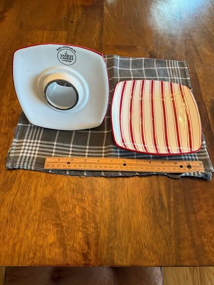 Photo of free Christmas Yankee Candle Holder (Groton, Hoyts Wharf Road) #2