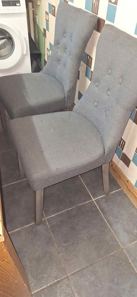 Photo of free Large wooden table and 4 chairs. (Dagenham RM10) #2