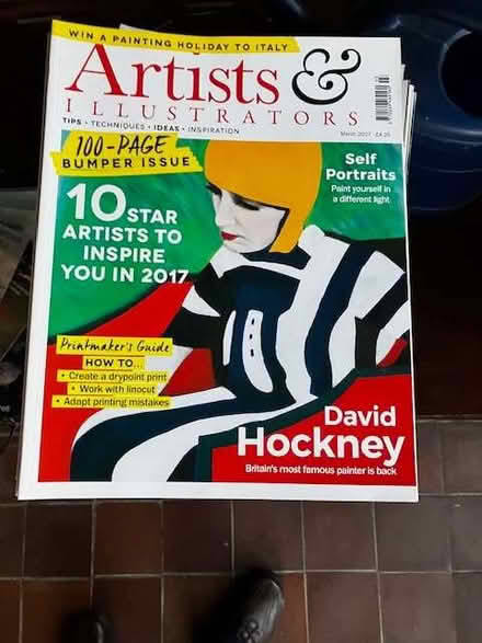 Photo of free Large pile of Artists and Illustrators magazines (Steyning BN44) #2