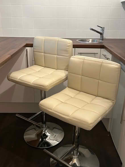 Photo of free Two padded bar stools (The Highlands TN39) #1