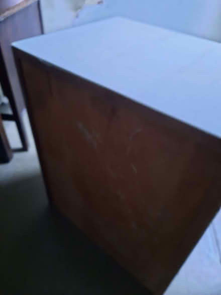 Photo of free Small white wooden chest of 4 drawers (Hollingdean BN1) #1