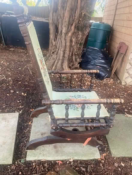 Photo of free Victorian rocking chair (Childwickbury) #3