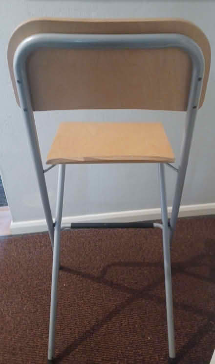 Photo of free Wooden and metal Chair/Stool (Debden IG10) #2