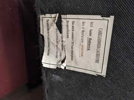 Photo of free Sofa, armchair + footstool (Disley SK12) #4