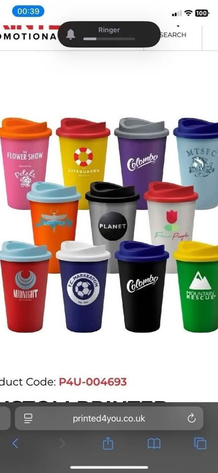 Photo of Reusable coffee cups/small flasks (Littlehampton BN17) #1