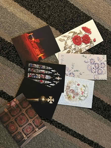 Photo of free 7 blank cards with no envelopes (Jennetts park RG12) #1